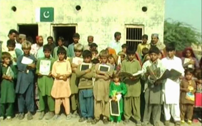 villagers take a stand for education