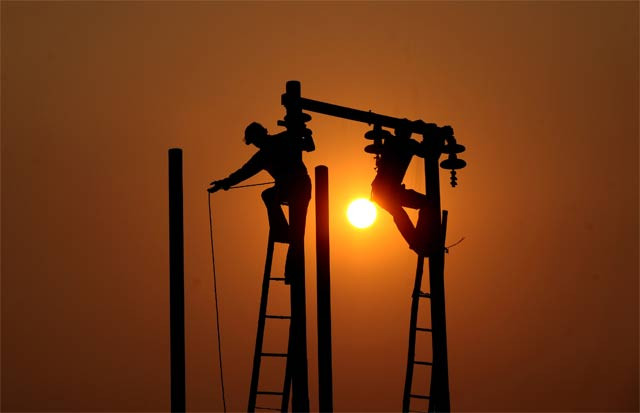 after completion power lines will handle another 30 of existing capacity photo afp after completion power lines will handle another 30 of existing capacity photo afp