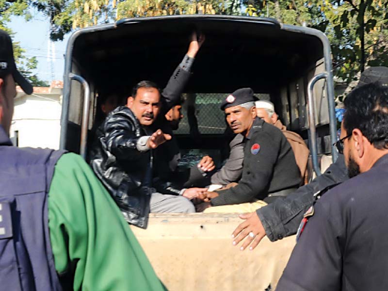 the police had sought a 15 day custody of the suspects accused in the case photo agha mehroz