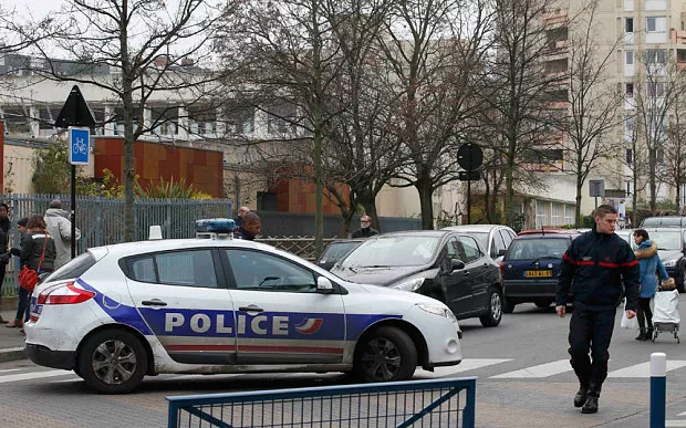 french police are seen in front of the nursery school where a hooded man claiming to be acting for islamic state attacked a teacher photo afp getty french police are seen in front of the nursery school where a hooded man claiming to be acting for islamic state attacked a teacher photo afp getty