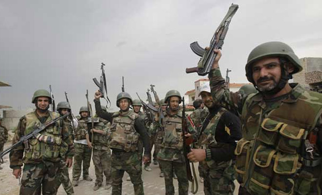 a file photo of syrian forces in qusayr photo reuters