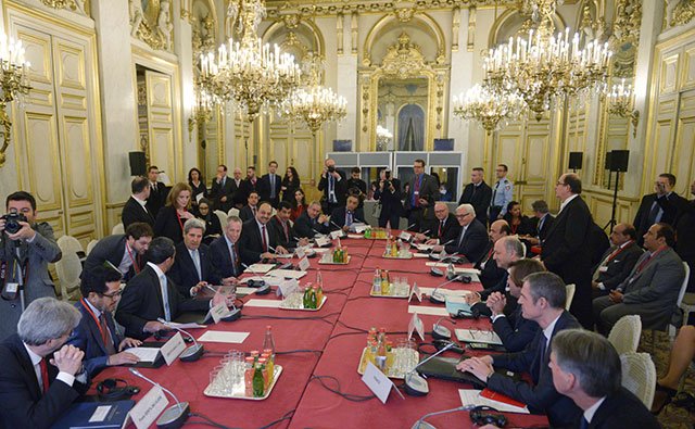 not one woman is seated at the table in a position of power photo afp