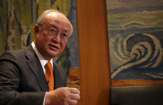 international atomic energy agency iaea director general yukiya amano gestures during a reuters interview in vienna austria december 16 2015 photo reuters