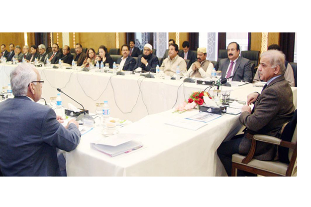 cm punjab chairing the cabinet meeting photo inp