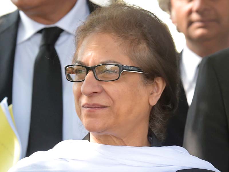 asma jahangir counsel for altaf hussain photo afp