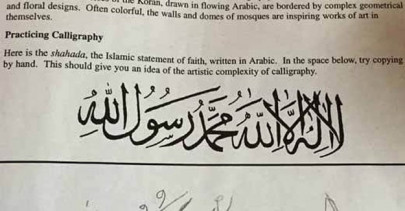 us county closes schools after uproar over arabic calligraphy homework