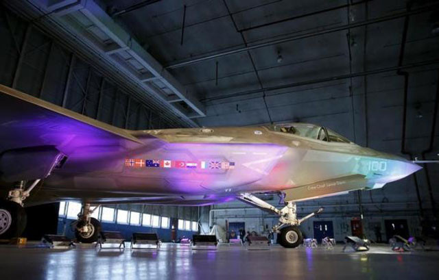 a lockheed martin f 35 lightning ii fighter jet is seen in its hanger at patuxent river naval air station in maryland on october 28 2015 photo reuters a lockheed martin f 35 lightning ii fighter jet is seen in its hanger at patuxent river naval air station in maryland on october 28 2015 photo reuters