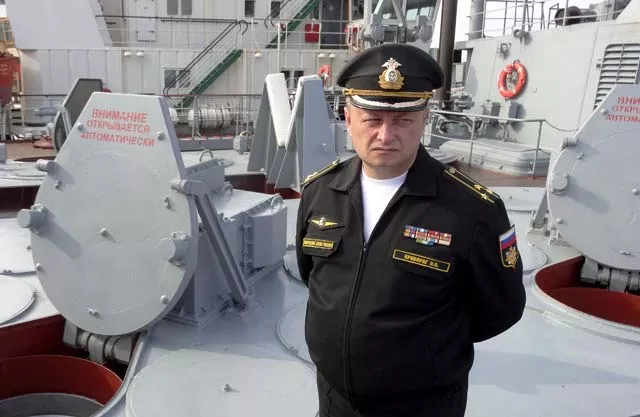 russian navy commander oleg krivorog stands on the deck of the moskva cruiser as it patrols in the mediterranean sea off the coast of syria on december 17 2015 russia began its air war in syria on september 30 conducting air strikes against a range of anti regime armed groups including us backed rebels and jihadist groups moscow has said it is fighting and other quot terrorist groups quot but its campaign has come under fire by western officials who accuse the kremlin of seeking to prop up syrian president bashar al assad photo afp russian navy commander oleg krivorog stands on the deck of the moskva cruiser as it patrols in the mediterranean sea off the coast of syria on december 17 2015 russia began its air war in syria on september 30 conducting air strikes against a range of anti regime armed groups including us backed rebels and jihadist groups moscow has said it is fighting and other quot terrorist groups quot but its campaign has come under fire by western officials who accuse the kremlin of seeking to prop up syrian president bashar al assad photo afp