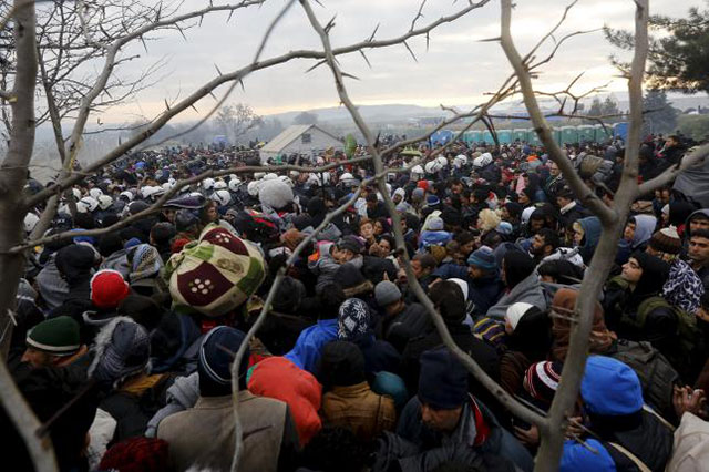 the estimated figure includes 20 2 million refugees fleeing wars and persecution the most since 1992 photo reuters