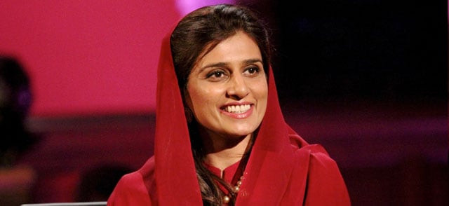 former foreign minister hina rabbani khar photo courtesy al jazeera network