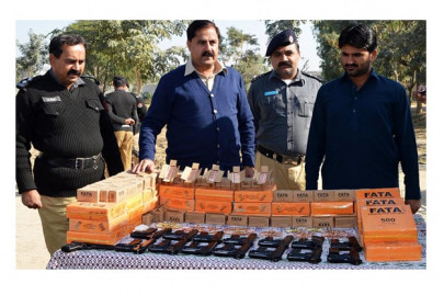 weapons seized from smuggler weapons seized from smuggler
