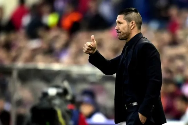 a file picture of atletico madrid manager diego simeone photo afp a file picture of atletico madrid manager diego simeone photo afp
