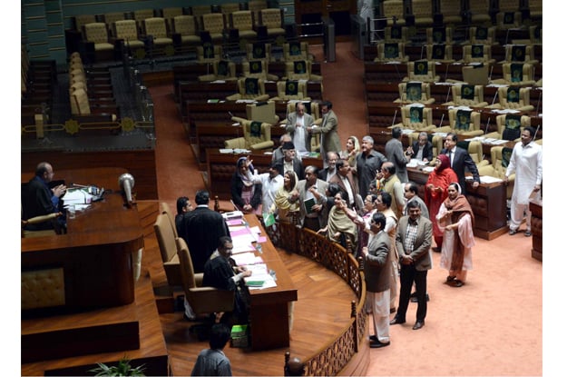 speaker disregarded the majority vote against the govt bills in the assembly photo express