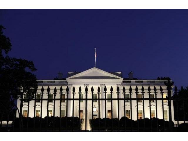 a general view of the white house in washington