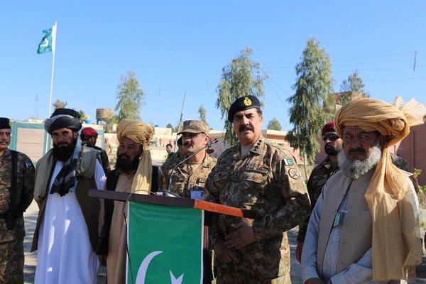 coas raheel shareef visited nwa where he interacted with the tribal leaders and idps on december 19 2015 photo ispr