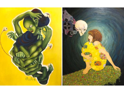 exhibition medical student turned painter depicts lucid dreams exhibition medical student turned painter depicts lucid dreams