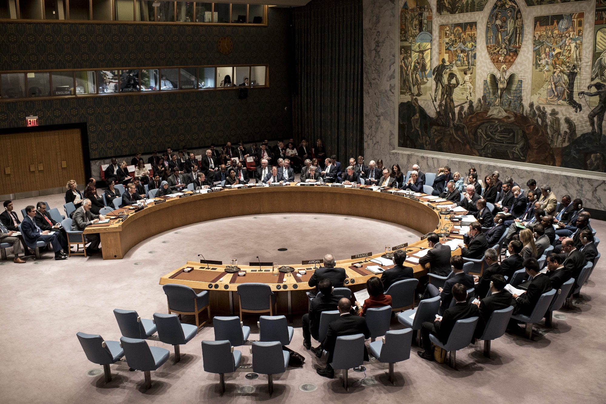 un has managed to broker sufficient cooperation in security council to garner unanimous vote in favour of a ceasefire photo afp