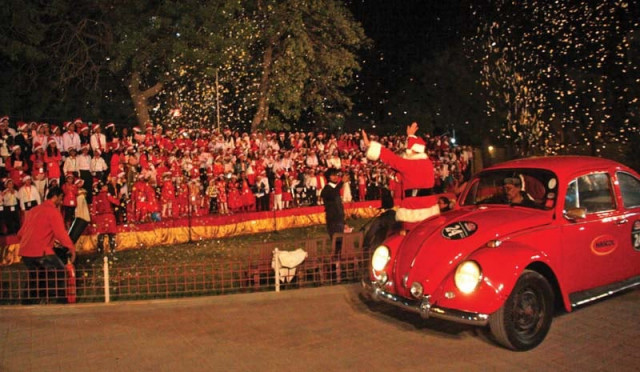 this year s carnival of carols was a hit not only with the excited children up on stage but also with the parents who enjoyed seeing their young ones squeal over santa s arrival photo athar khan express this year s carnival of carols was a hit not only with the excited children up on stage but also with the parents who enjoyed seeing their young ones squeal over santa s arrival photo athar khan express