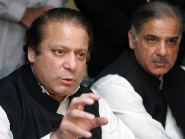 nawaz and shahbaz sharif photo tmn file