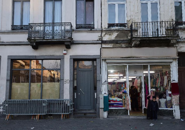 the abdeslam family apartment c in brussels 039 molenbeek district brothers brahim a suicide bomber and salah still being hunted by police have been linked to the november 13 2015 attacks in paris photo afp