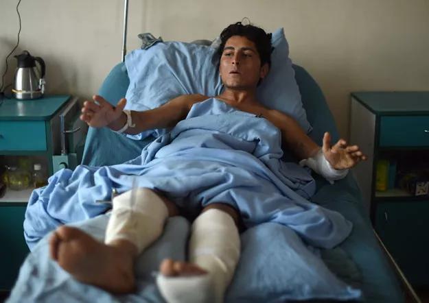 in this photograph taken on november 9 2015 a wounded afghan national army ana soldier gestures after receiving treatment at sardar mohammed daoud khan military hospital in kabul photo afp in this photograph taken on november 9 2015 a wounded afghan national army ana soldier gestures after receiving treatment at sardar mohammed daoud khan military hospital in kabul photo afp