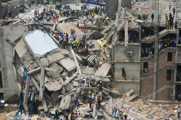the rana plaza garment factory building collapsed in savar on the outskirts of dhaka in april 2013 killing more than 1 100 people photo afp