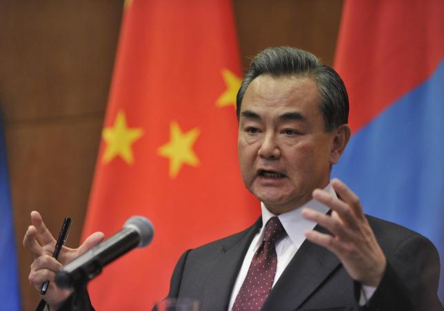 chinese foreign minister wang yi attends a news conference photo reuters