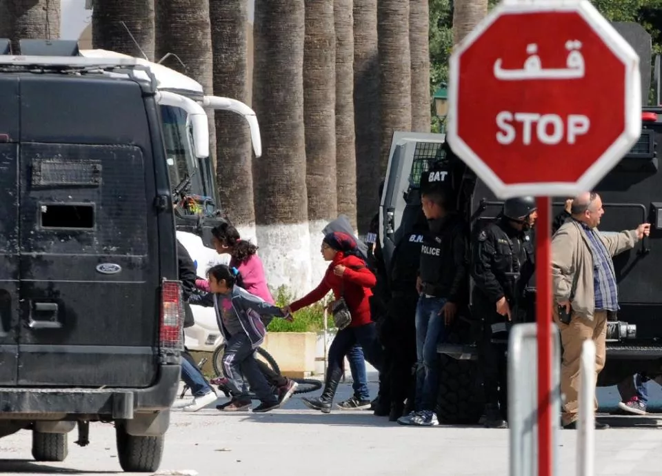 tourists are evacuated by special forces from the site of an attack by gunmen at tunis 039 famed bardo museum photo afp tourists are evacuated by special forces from the site of an attack by gunmen at tunis 039 famed bardo museum photo afp