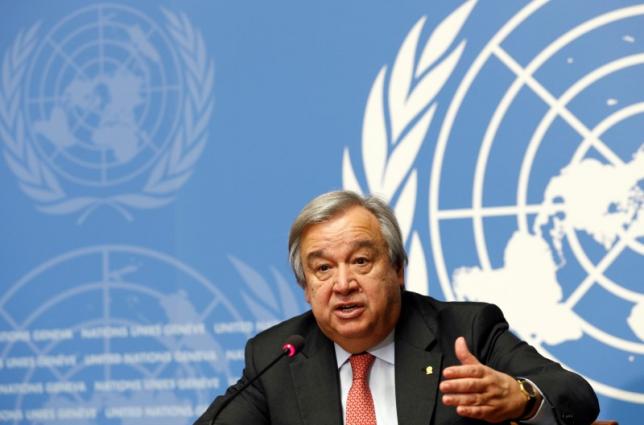 united nations high commissioner for refugees unhcr antonio guterres photo reuters