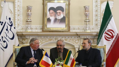 french senate head on rare iran visit raps us visa law