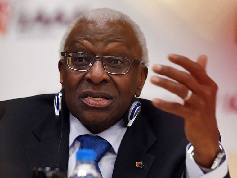 lamine diack took over as foundation president of world athletics body in 1999 photo afp