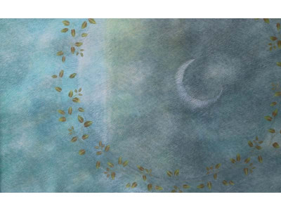 microcosm of innocence artist rahim baloch expresses pain on his canvas