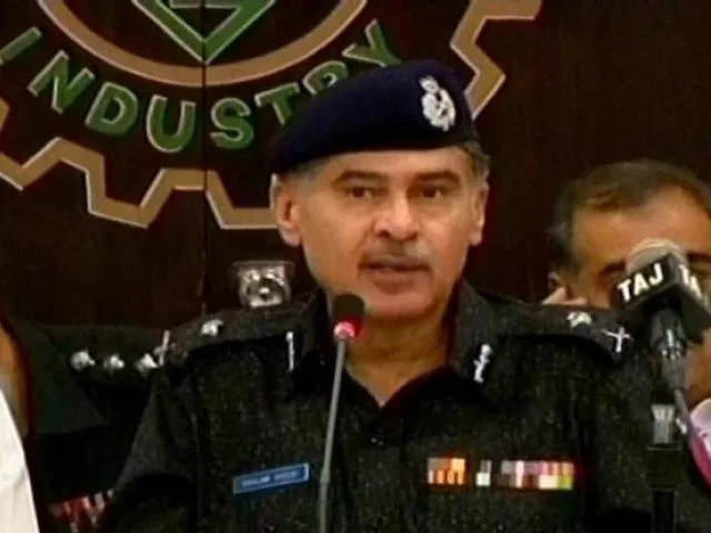 express news screengrab of ig sindh ghulam haider jamali express news screengrab of ig sindh ghulam haider jamali