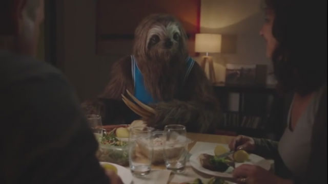 the stoner sloth ad has been widely mocked as ridiculously funny with thousands of comments on its facebook page which has attracted more than 16 000 likes youtube screengrab
