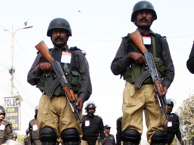 a file photo of karachi police personnel photo online