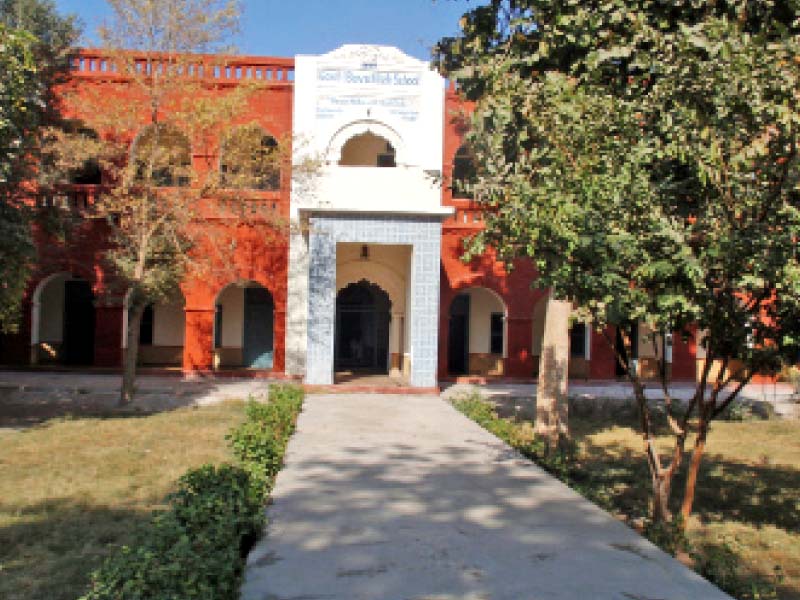 the recently renovated building of mirpur mathelo s high school has allowed students to use the rooms without the fear of being buried in a roof collapse the building originally built in 1843 was in a bad condition until the recent renovations photos express