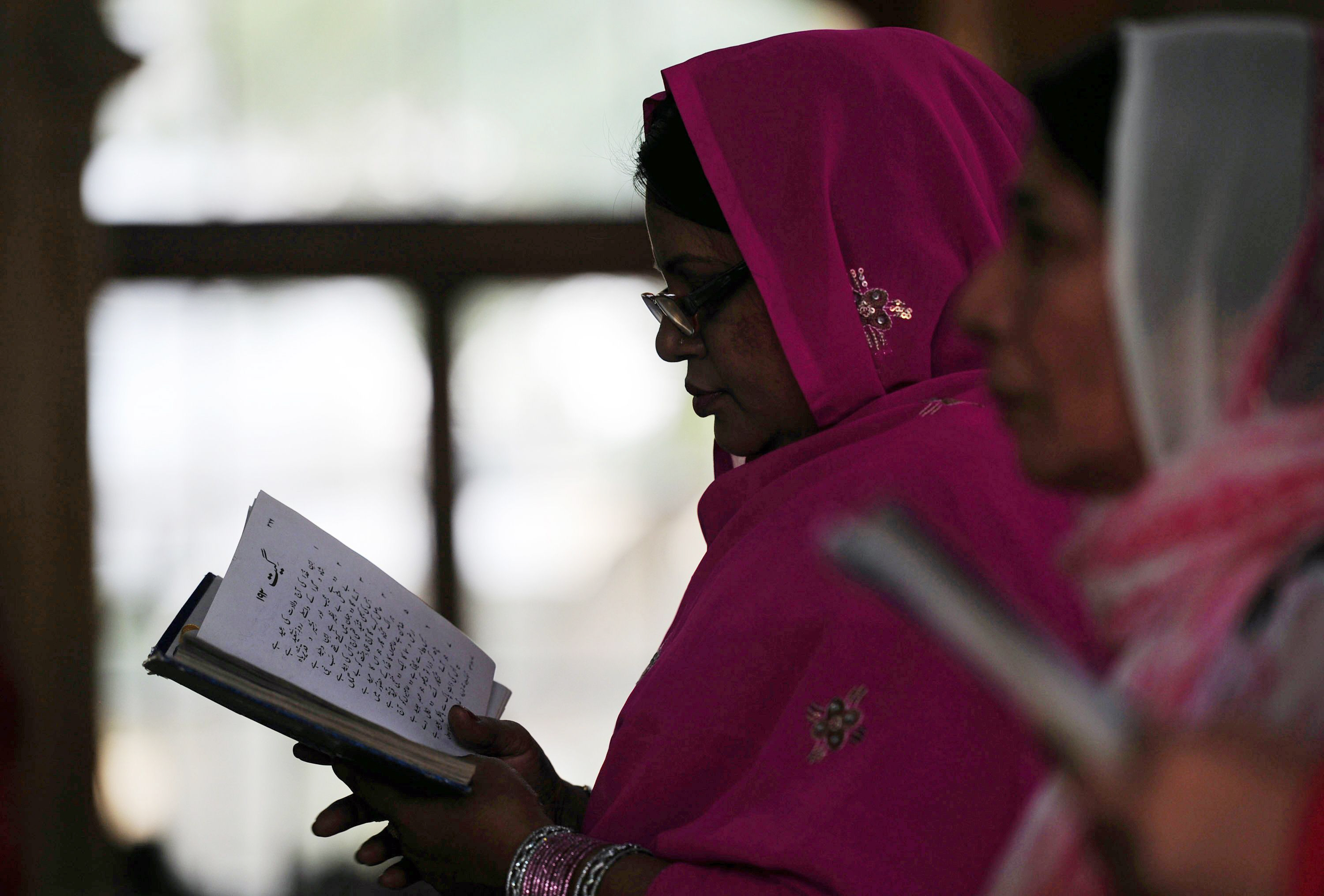 the largest palm sunday service in the city was held at the cathedral on the mall photo afp