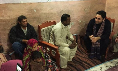 bilawal visits deceased infant s family offers condolences