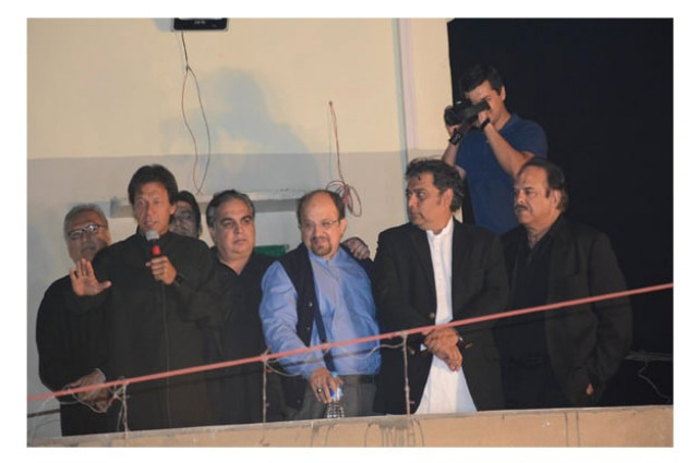pakistan tehreek e insaf pti chairman addressing party workers at the insaf house in karachi photo express pakistan tehreek e insaf pti chairman addressing party workers at the insaf house in karachi photo express