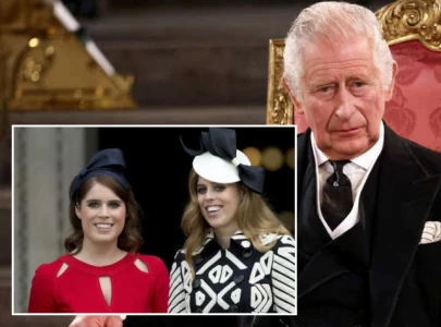 king charles snubs beatrice and eugenie off trooping the colour balcony
