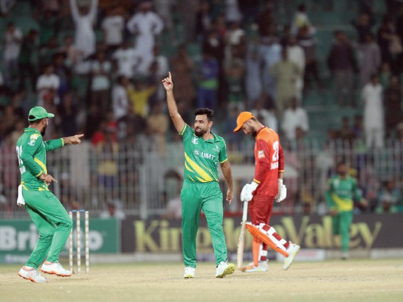 mohammad zahid celebrates a wicket against stallions photo pcb