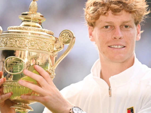 italy s jannik sinner won his first wimbledon title on sunday photo afp italy s jannik sinner won his first wimbledon title on sunday photo afp