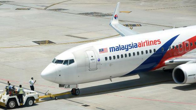 a malaysia airlines plane from the terminal at kuala lumpur intenational airport picture afp