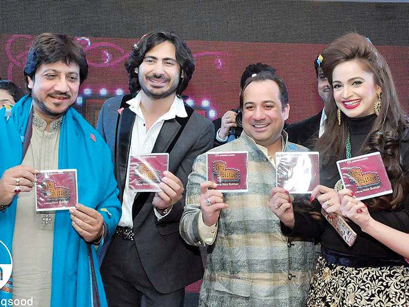 the launch was graced by the presence of ustad hamid and rahat fateh ali khan among several others photo publicity