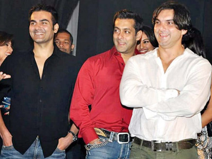 salman arbaaz and sohail khan are the sons of screenwriter salim khan and his first wife sushila charak photo file