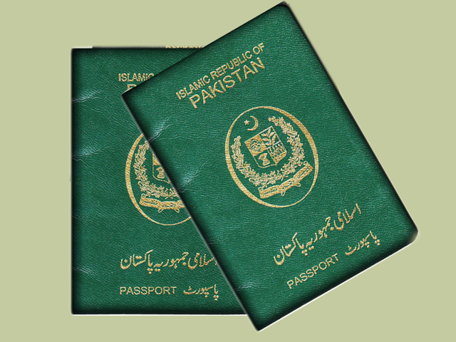 file photo of pakistani passport