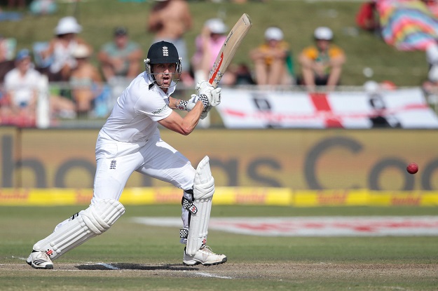 england 039 s batsman nicholas compton shoots the ball during the third day of the cricket test match between england and south africa at kingsmead stadium in durban on december 27 2015 photo afp