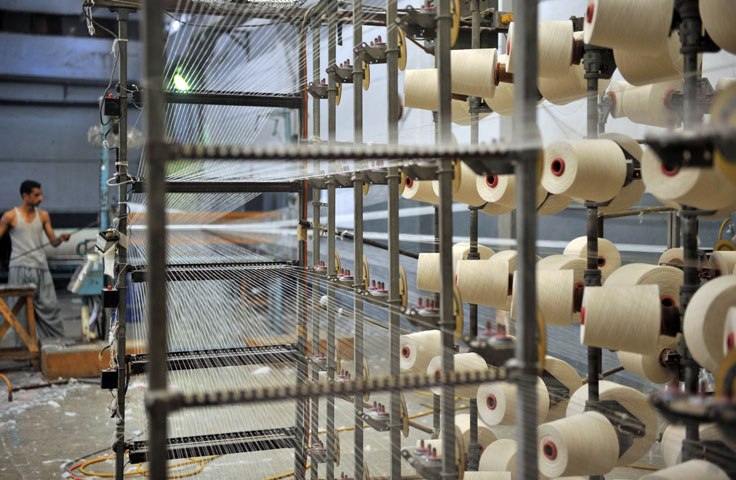 aptma is continuously pushing the government to announce different incentives for the textile industry to make it competitive in the region photo afp