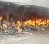 fire destroys dozens of stalls at kotri market