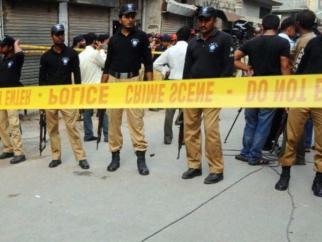 a file photo of police personnel in lahore photo afp a file photo of police personnel in lahore photo afp